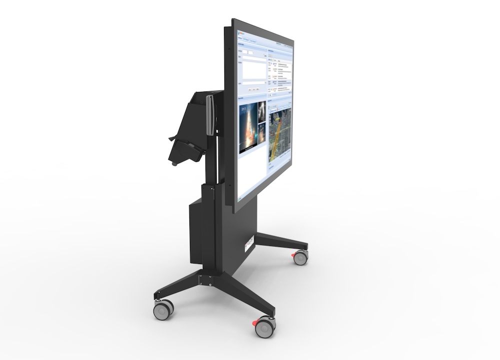 ergonomic touch screen table