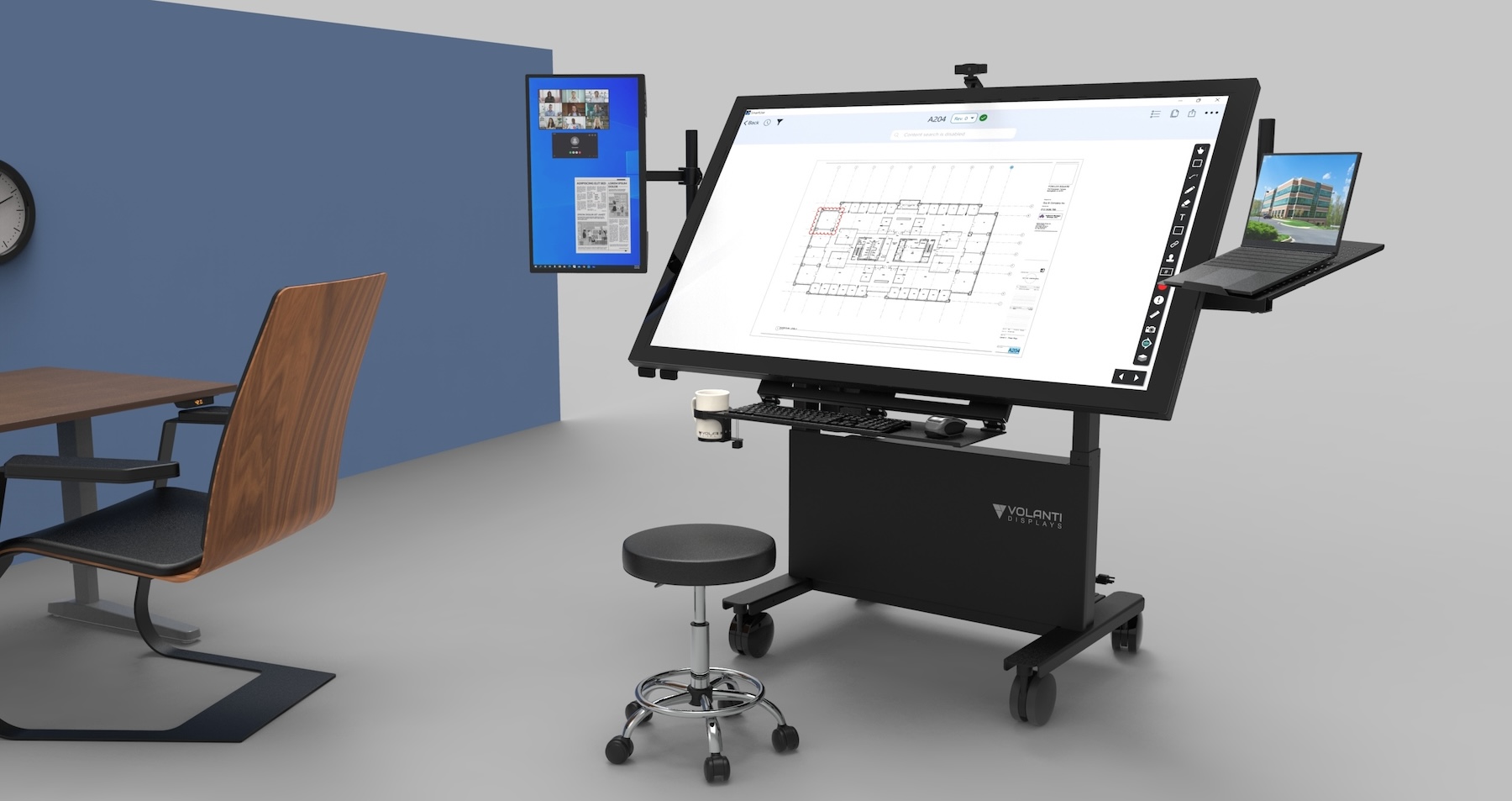 Volanti plan review table touchscreen header image